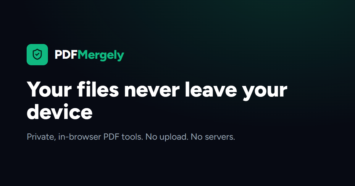 PDFMergely - Product Image