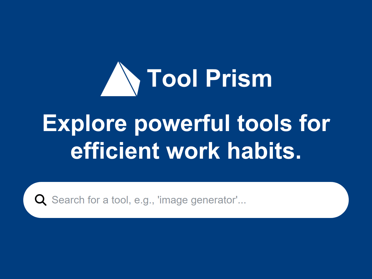 Tool Prism - Product Image