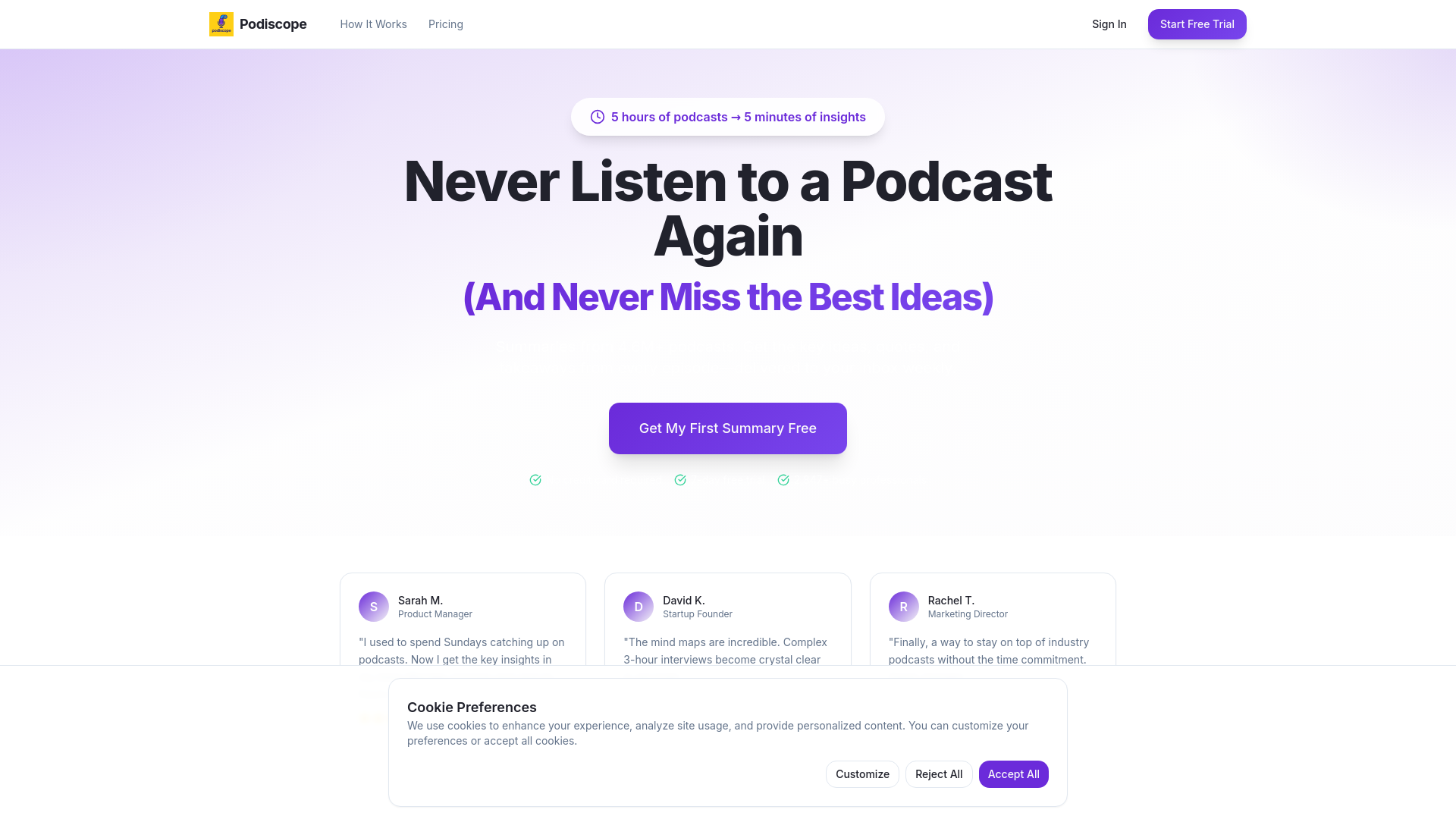 Podiscope - Product Image