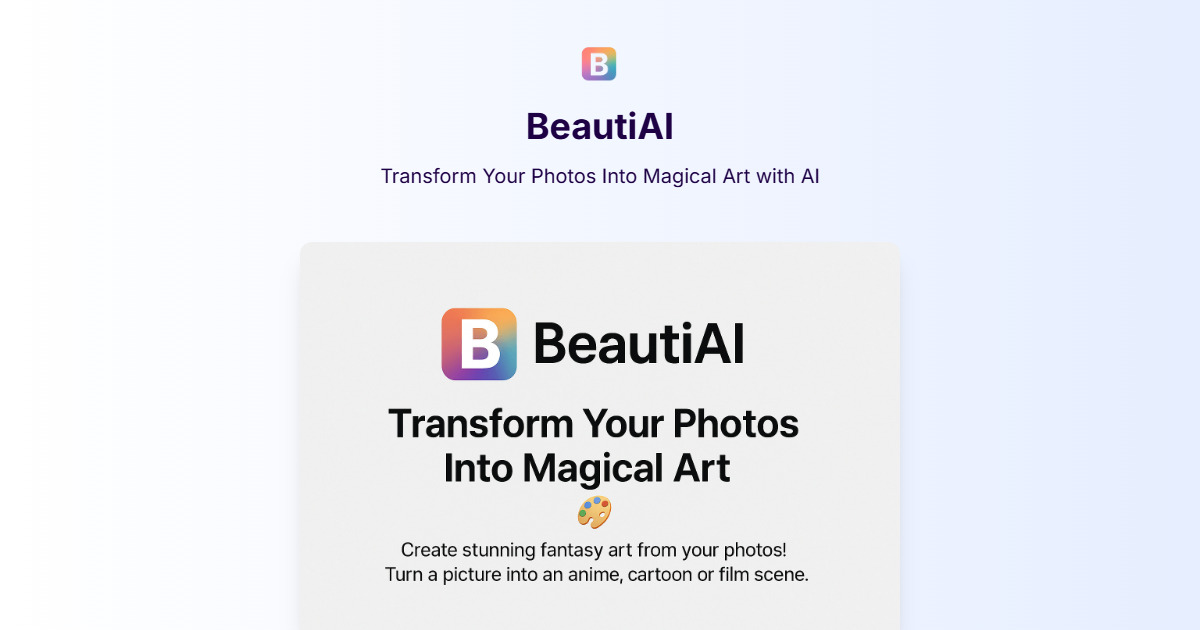 BeautiAI - Product Image