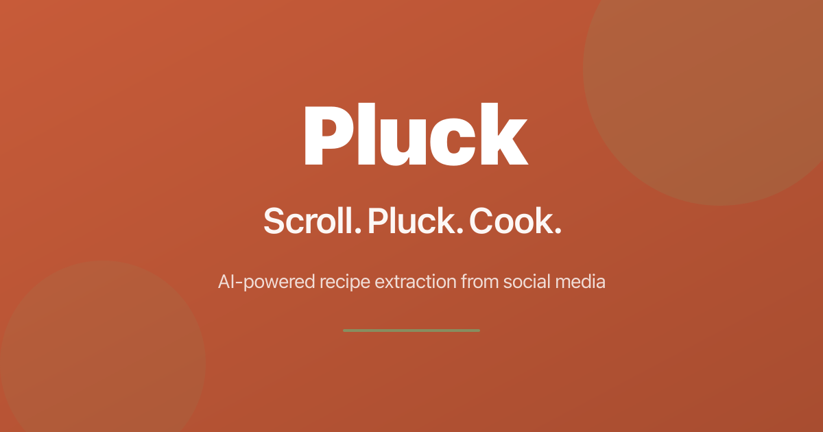 Pluck - Product Image