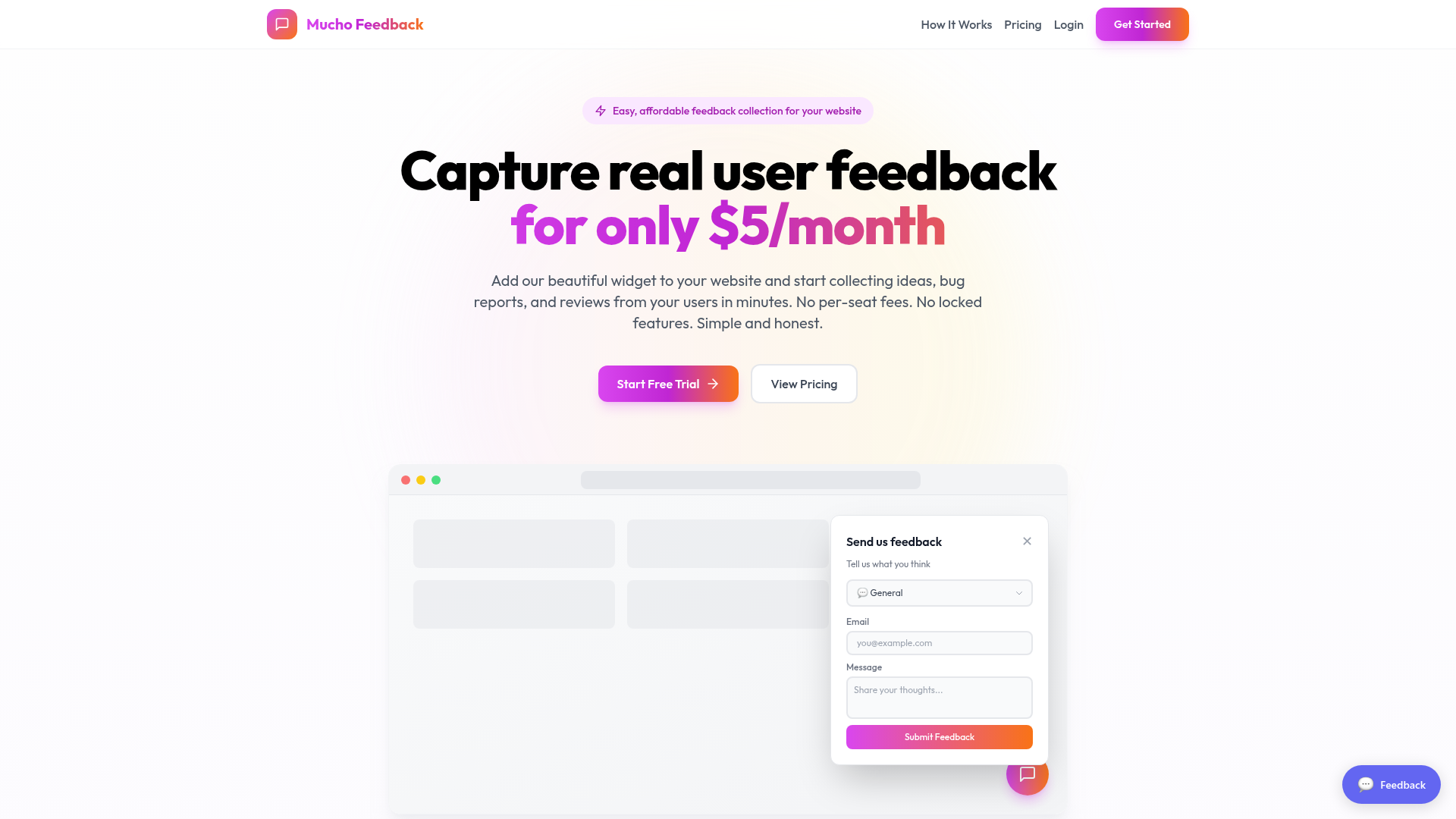 Mucho Feedback - Product Image