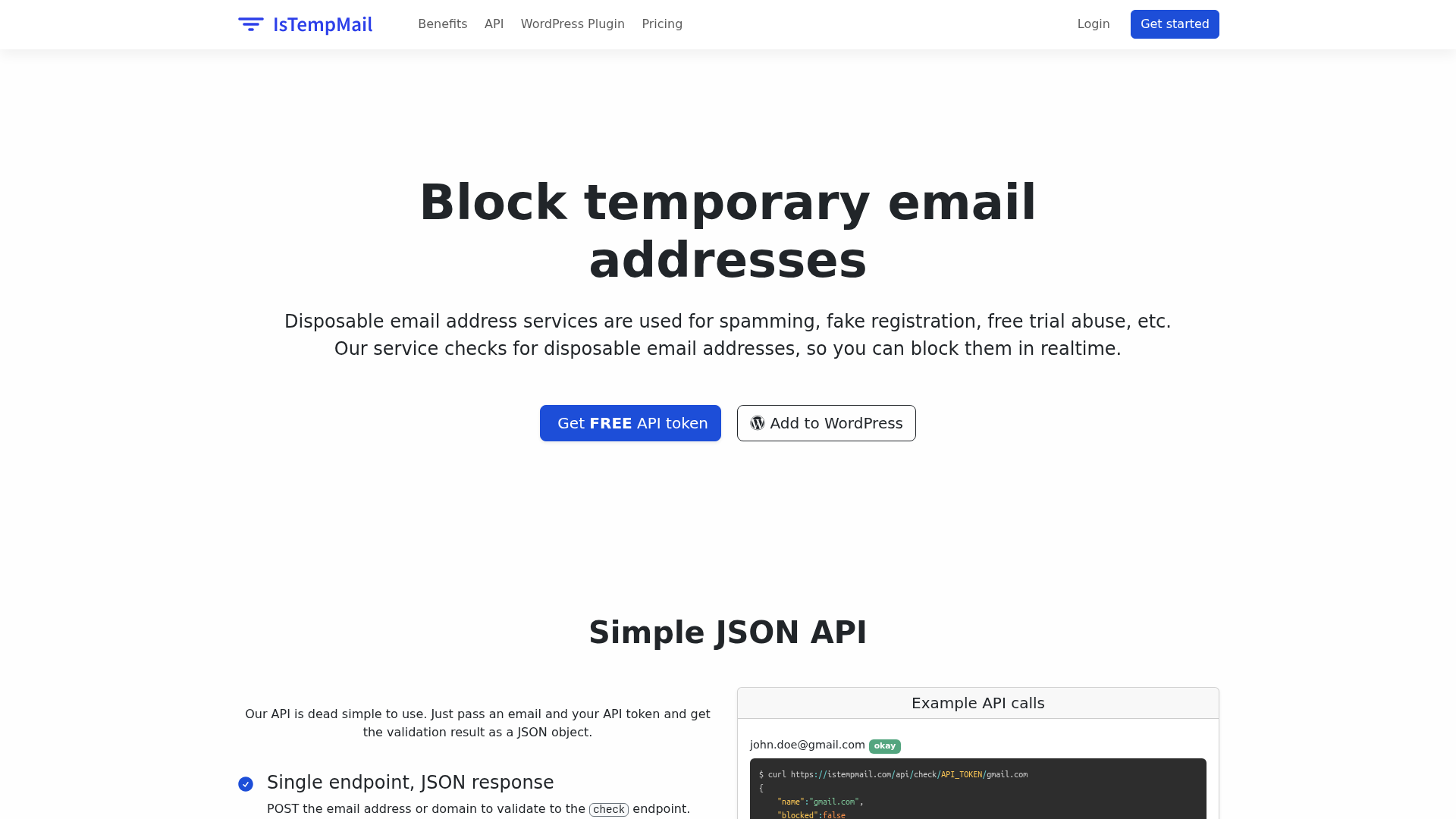 IsTempMail - Product Image