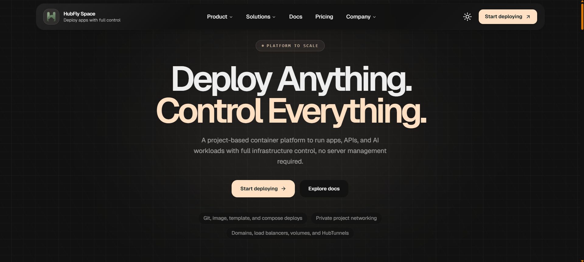 Hubfly Space - Product Image