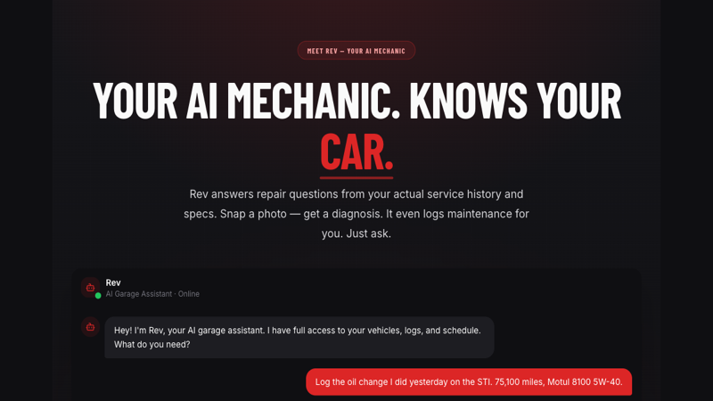 GarageHub - Product Image