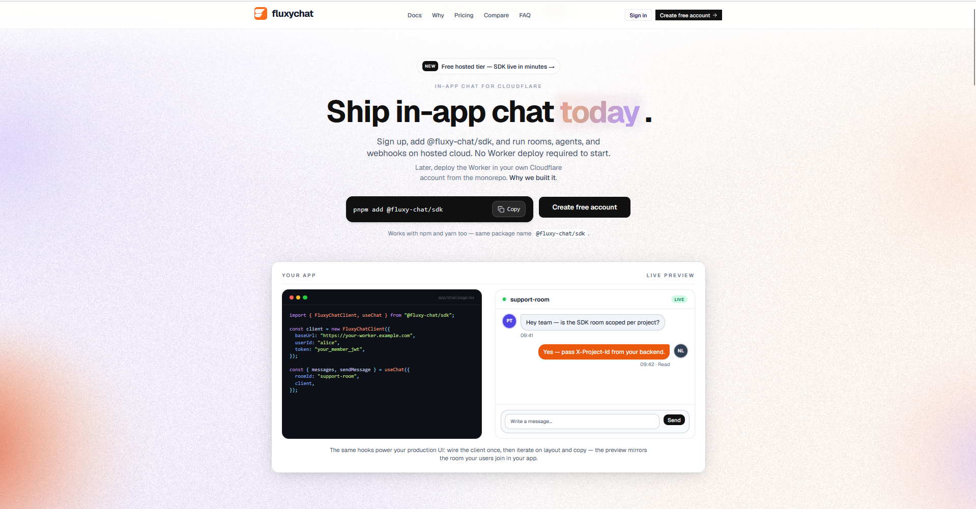 Fluxychat - Product Image